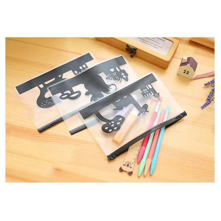 

Tempat Pensil Cool Animal Transparan