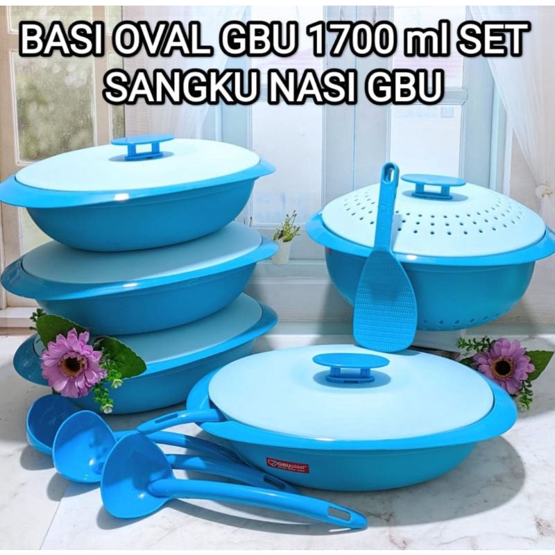 Basi Oval Gbu Set Sangku