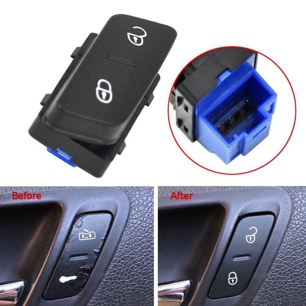 Populer Aksesoris Relay Kunci Pintu Tengah Mobil DIY Untuk Golf MK5 1K0962125B Untuk Jetta MK5 Controlling Button