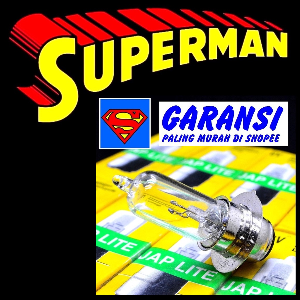 BOLAM HALOGEN 6V bohlam 6v 35 watt 35w dop lampu depan universal superman jogja