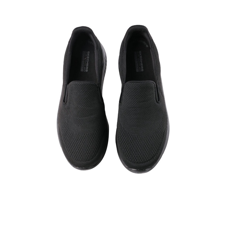 SEPATU SKECHERS PRIA ORIGINAL SLIP ON GO WALK HYPER BURST FULL BLACK