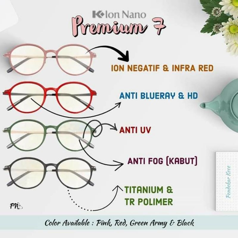 Kacamata K-Ion Nano Premium 7 Ori