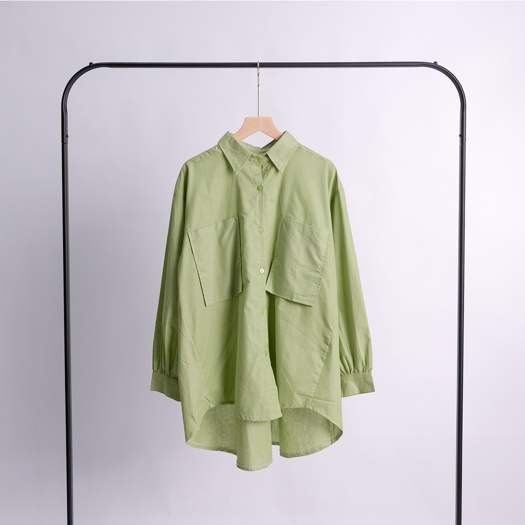 KALINA SHIRT-Greentea