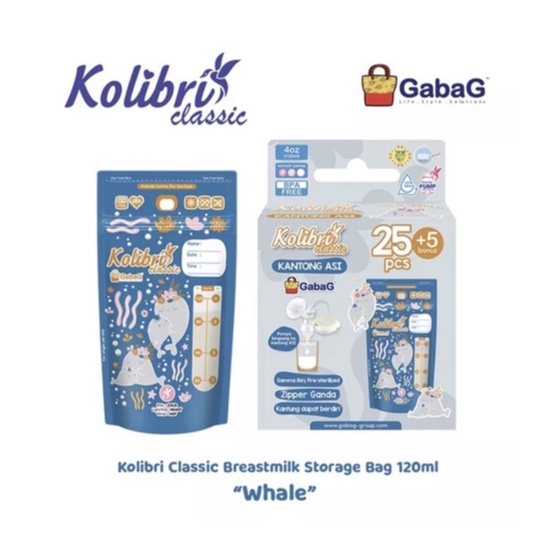 Gabag Kantong Asi Kolibri Classic 120ml