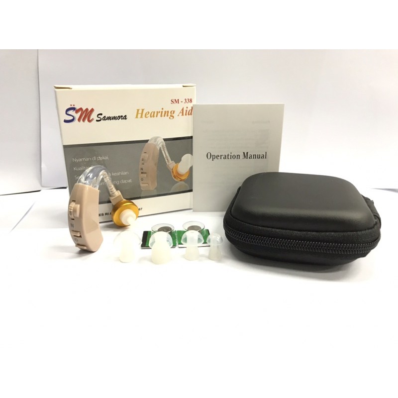 Hearing Aid Sammora / Alat Bantu Dengar Abd SM 338 / Wireless / BTE