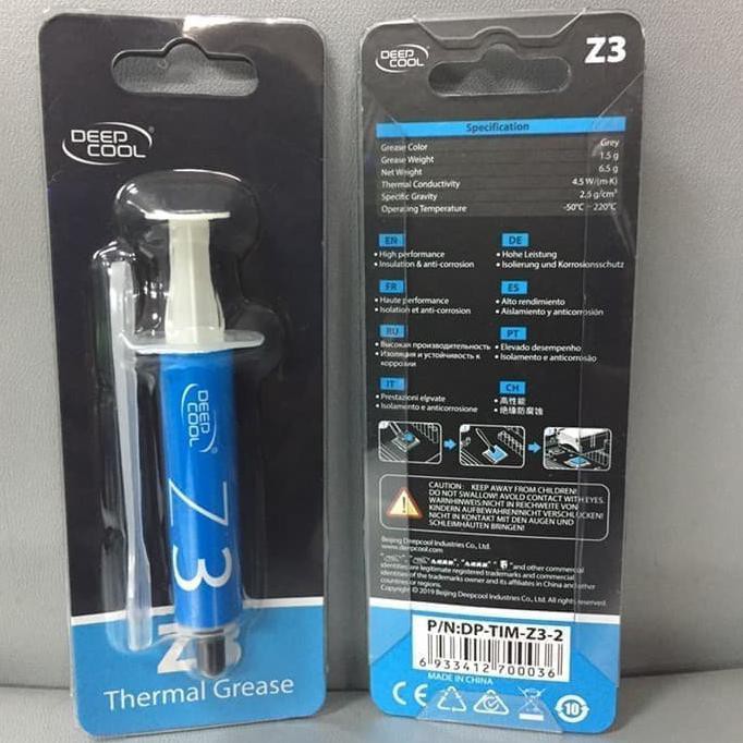 Ready Stock] Deepcool Z3 Thermal Paste Deepcool Termal Pasta Z3