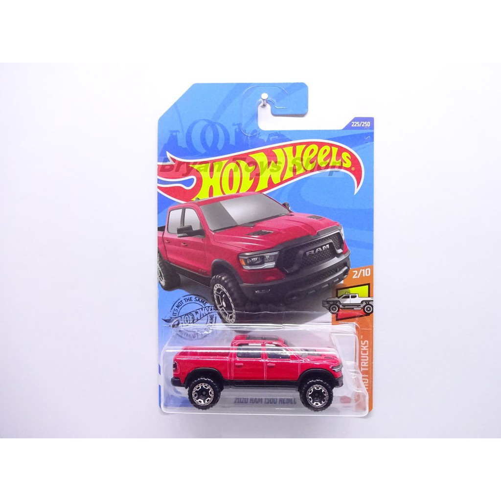 Hot Wheels 2020 RAM 1500 Rebel Merah Hitam