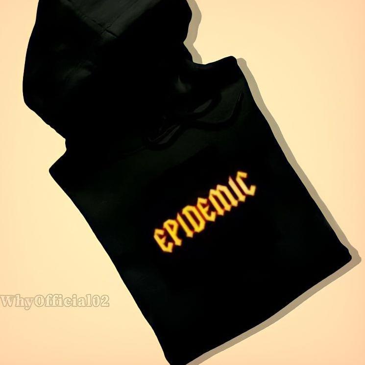 [KODE PRODUK ZPJJO8153] SWEATER HOODIE WARNA HITAM PREMIUM LOKAL EPIDEMIC API