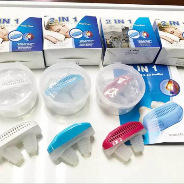 (AMPUH) ANTI SNORE DENGKUR - 2 IN 1 ANTI SNORING DEVICE ALAT ANTI NGOROK DENGKUR MENDENGKUR