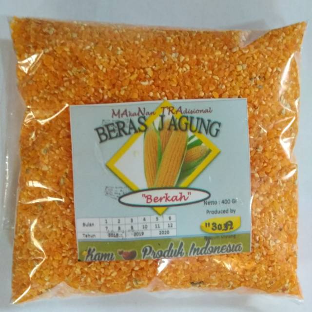

Beras jagung , jagung instan 400 gr