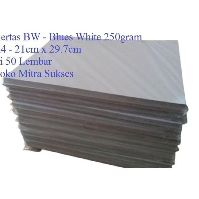 

Miliki - Kertas BW - Blues White 250gram A4 isi 50 Lembar ..