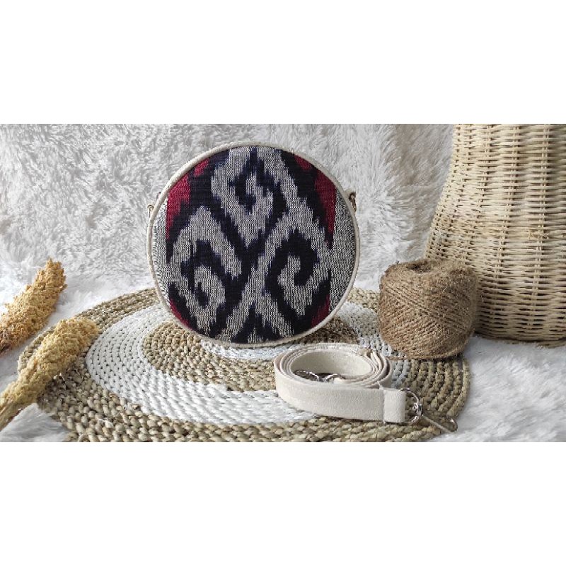 TAS SLEMPANG TAS TENUN ETNIK MOTIF NUSANTARA LOMBOK *TENUN TROSO JEPARA*