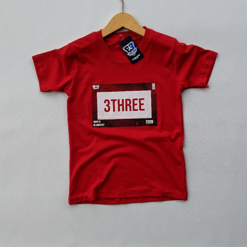 Kaos Distro Anak Laki-laki Original Thirty Three Cotton 30s