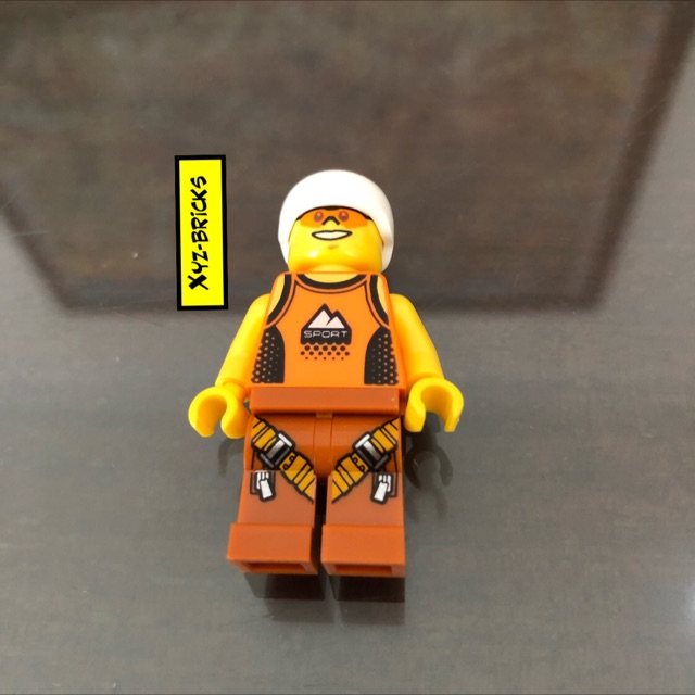 LEGO 60202 Part Out - CTY0917 - Mountain Rock Climber Minifigure