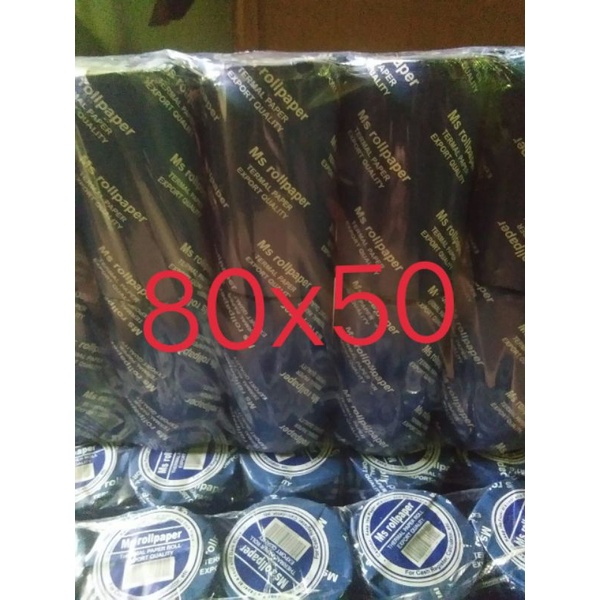 

KERTAS THERMAL 80x50(10 rol)