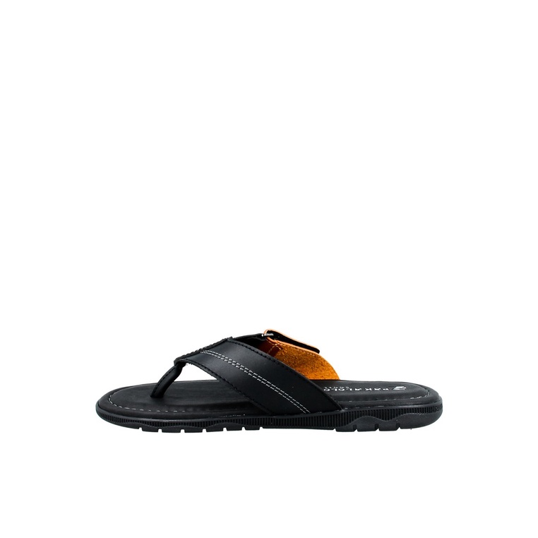 SANDAL JEPIT PAKALOLO PRIA ORIGINAL CASUAL KULIT ASLI HITAM PB31