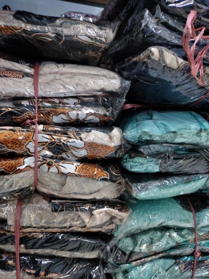 Batik Wanita Asj Sa Hrb026 Kenongo Kemeja Tosca Pendek Size M L Xl