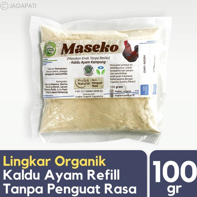 

Lingkar Organik - Maseko Ayam Refill 100gr - Penyedap Rasa - Alami