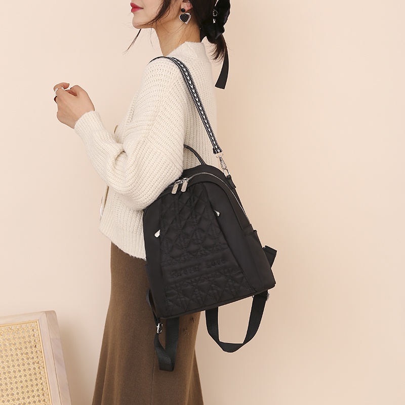 Ransel Wanita Multifungsi  Tas Selempang  Bahu sling shoulder bag Nylon Cloth backpack beg belakang perempuan galas women big bag Women's Bags Ladies import 7188