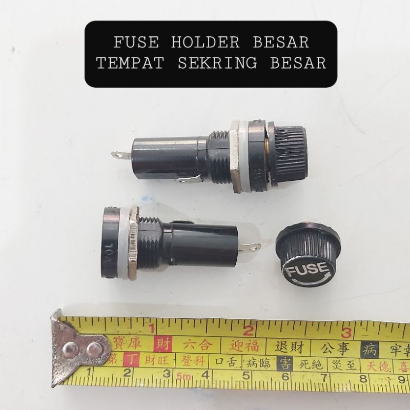 TEMPAT SEKRING PANJANG FUSE HOLDER PANJANG SEKERING