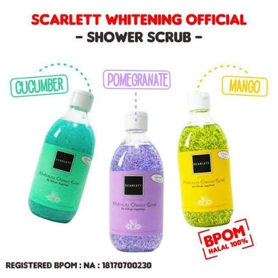 LT- [350 GR] [ SCRUB ] S C A R L E T Whitening Shower Scrub