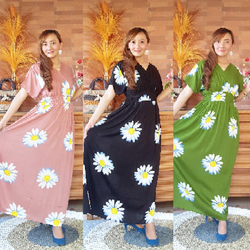 DASTER BALI DRESS MOZA PANJANG (BELI 5 @ 49500)