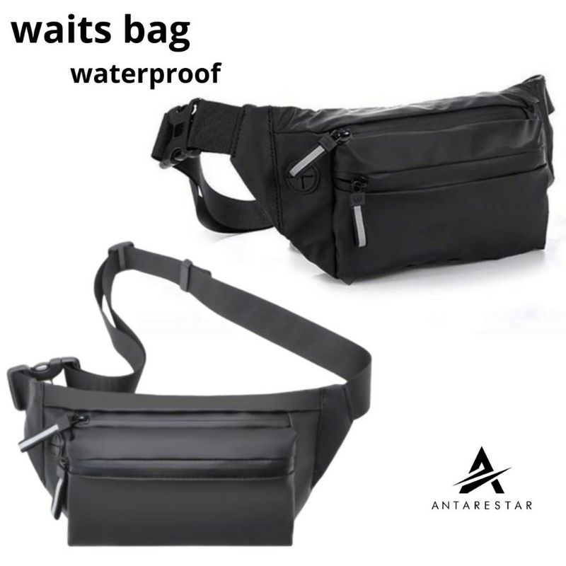 Tas Pinggang Waterproof High Quality Tas Waistbag Pinggang Pria