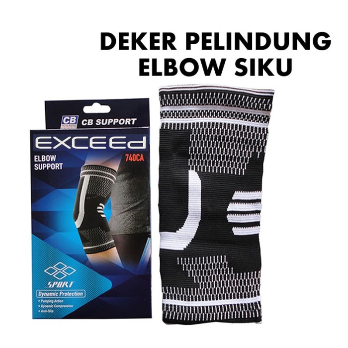 Deker Pelindung Siku Tangan Sikut  EXCEED 740CA Elbow Support -Peliindung Sikut Dari Cidera