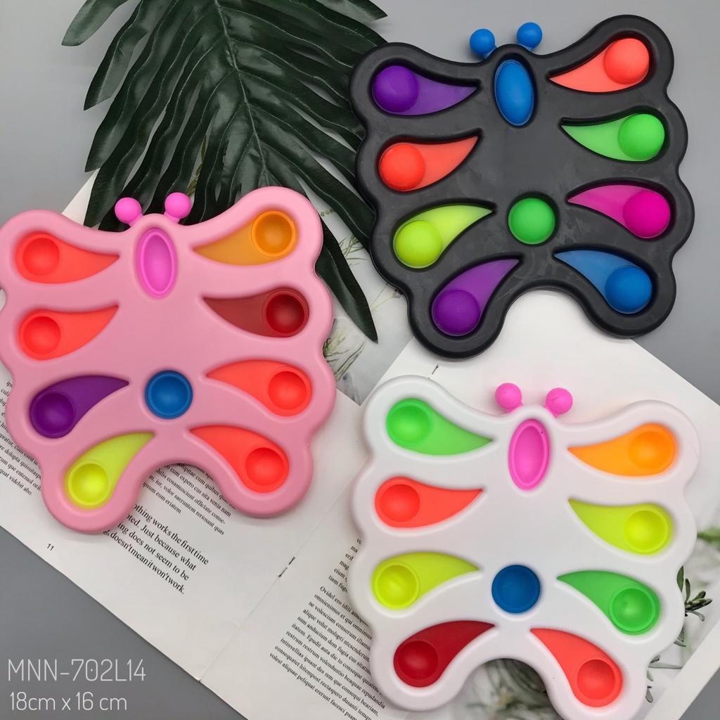 pop it rainbow amonngus - push bubble fidget toys rainbow apple- unicorn - dinosaurus-mickey-awan-SIMPLE DIMPLE KUPU2B