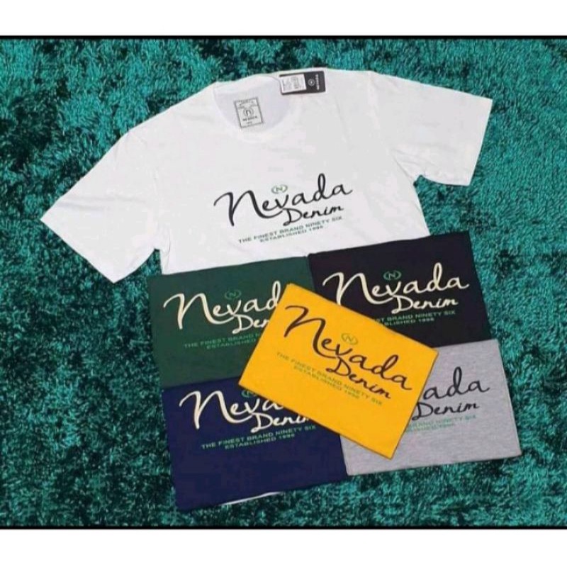 kaos Nevada cowok premium terbaru kaos Nevada cowok model kekinian kaos cowok cewek model terbaru