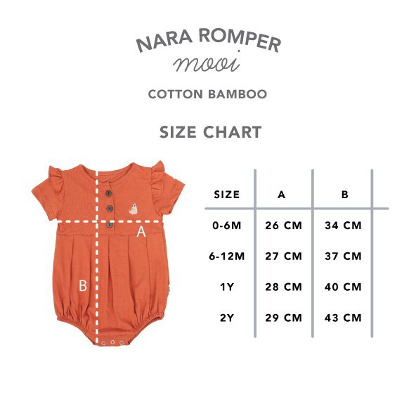 Mooi nara baby romper