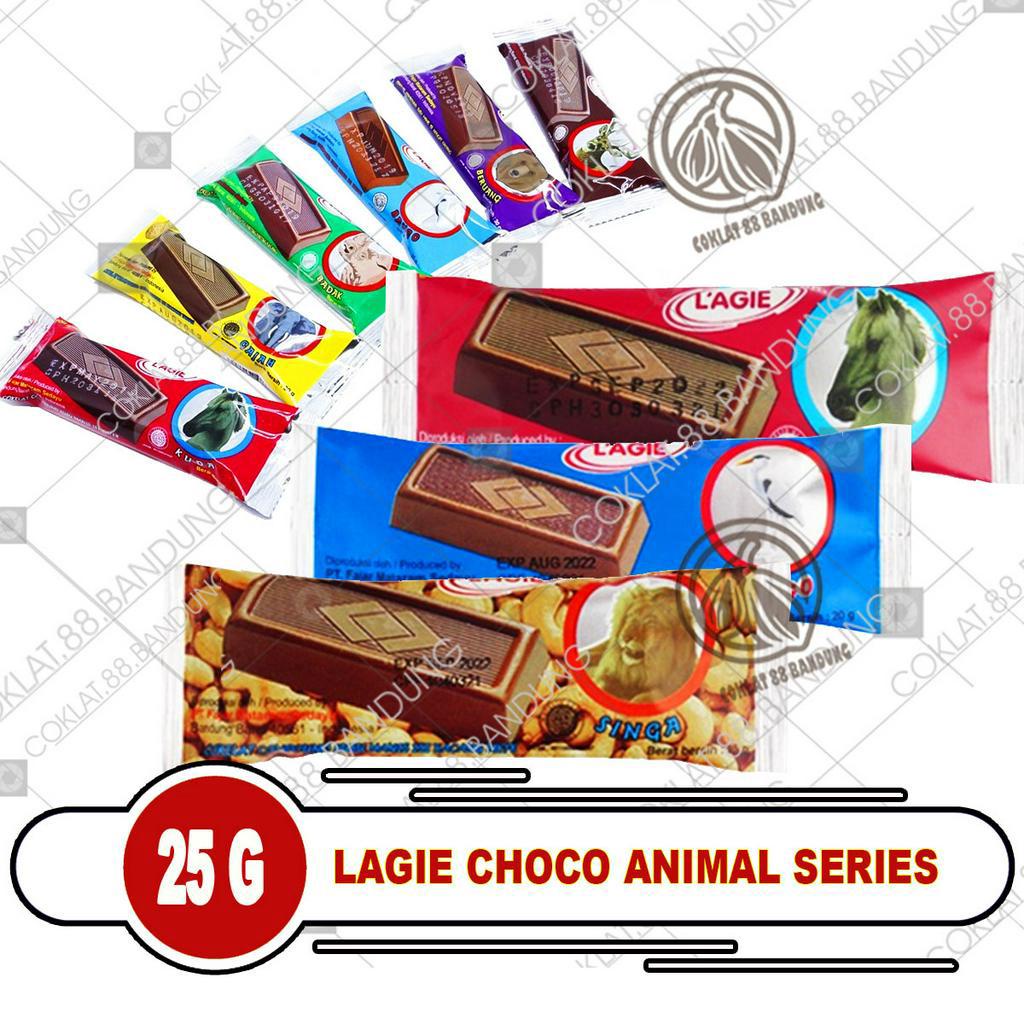 LAGIE ANIMAL 25GR, COKLAT LAGIE ANIMAL BATANGAN, LAGIE SINGA BANGO 25 GRAM