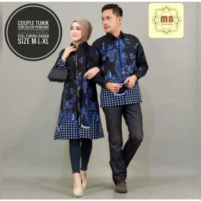 couple batik terbaru 2022 // sarimbit couple terbaru murah // batik couple terbaru motif NOGO BIRU