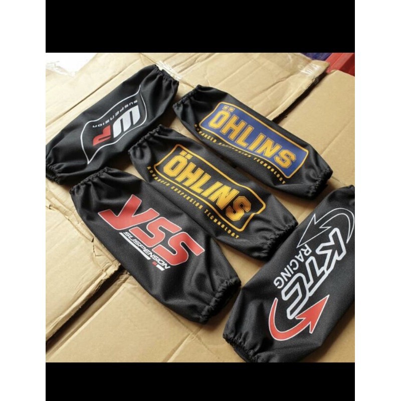 Cover sarung shock shockbreaker per belakang motor bebek matic kopling Sarung shock breaker dan cover shock belakang Motor Universal Bahan Nylon Anti Air