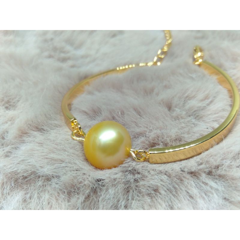 Gelang Mutiara Air Laut Asli Lombok BERSERTIFIKAT