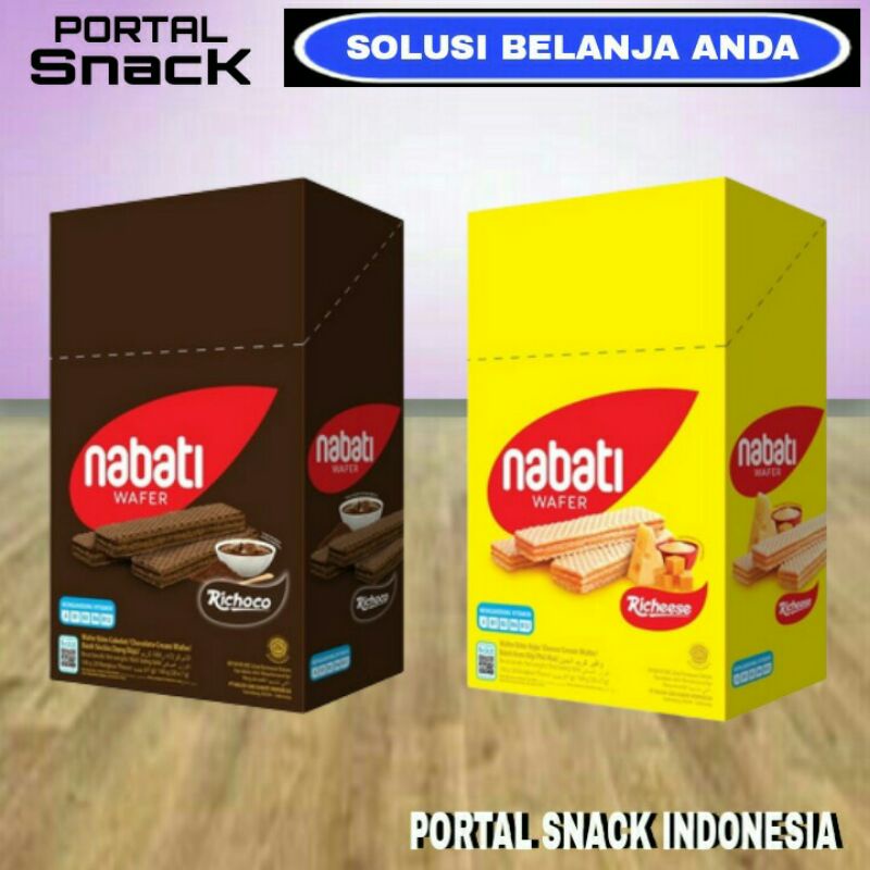 

NABATI WAFER Coklat Keju 1 box isi 20 x 7,5gr