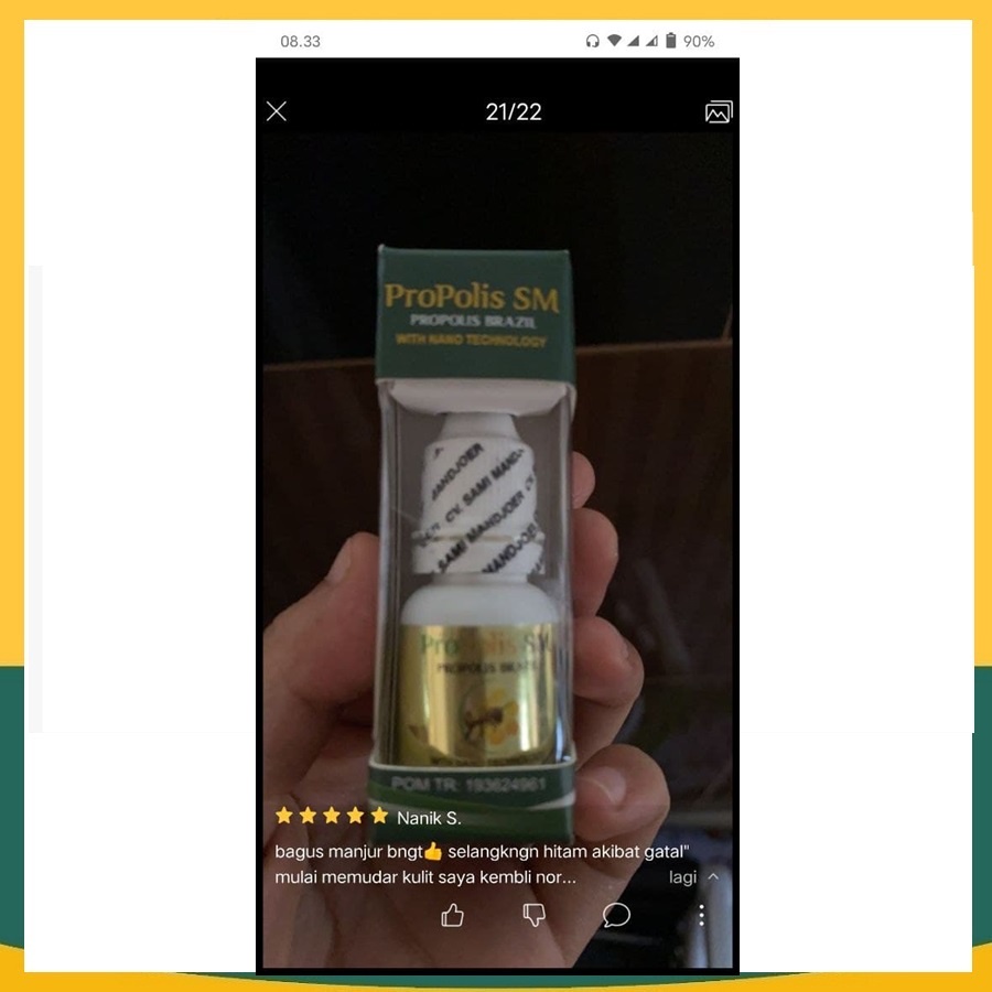 Obat Oles Untuk Vagina Lecet Perih 100% ASLI Alami, Obat Vagina Gatel, Salep Alami Vagina Gatal Becek, Penghilang Bau, Keputihan Pada Vagina, Pengering Luka Pada Miss V, Obat Miss V Gatal Akibat Infeksi Jamur Atasi Dengan Obat Herbal Propolis SM - BPOM-4