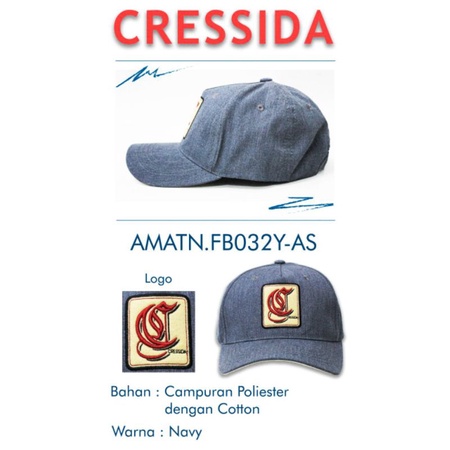 TOPI CRESSIDA ORIGINAL TERBARU.