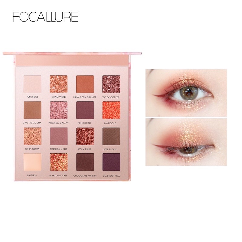 FOCALLURE Sunrise Glitter Eyeshadow palette