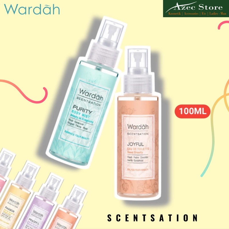 WARDAH SCENTSATIONS BODY MIST 100ML