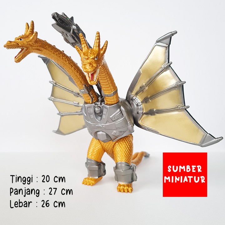 Mecha Ghidorah Monster Zero FIgure Godzilla Dinosaurus