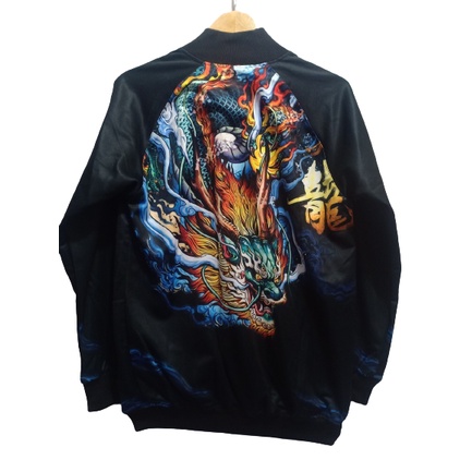 JAKET SUKAJAN MEMPHIS KAMIKAZE / JACKET SUKAJAN MURAYAMA DRAGON FIRE JAPAN FULL PRINT SUBLIMATION