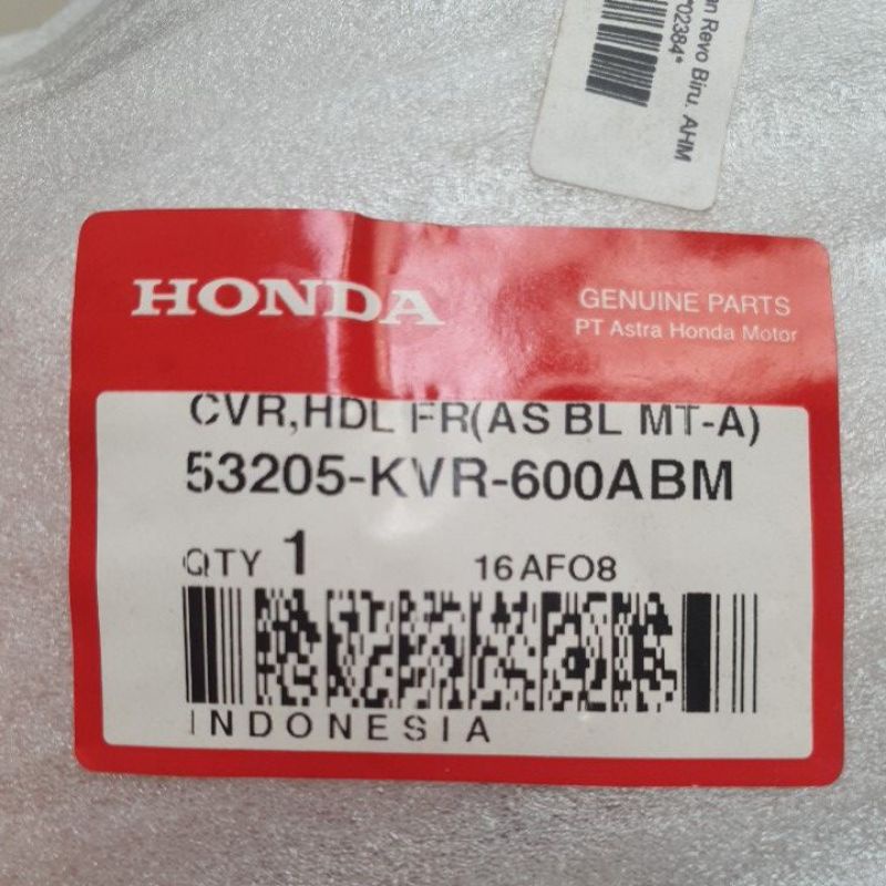 Batok Depan Revo Biru Honda Ori. 53205KVR600ABM