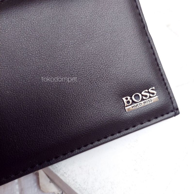 Dompet Pria Model Pendek HCB Lipat Branded Murah + Kotak