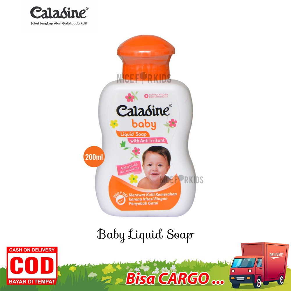 Caladine Baby Liquid Soap 110 ml 200 ml / Sabun Bayi Cair Kulit Iritasi