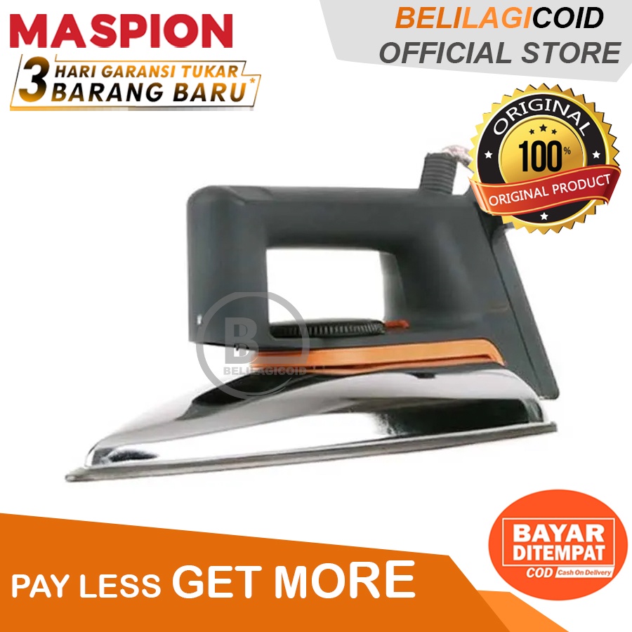 New Maspion Setrika BEST SELLER HA 110 / Setrika Murah MASPION HA-110 / Setrika MASPION ORIGINAL
