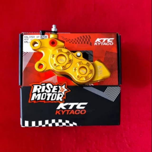 Kaliper Ktc Kytaco kiri MTF 4 piston gold