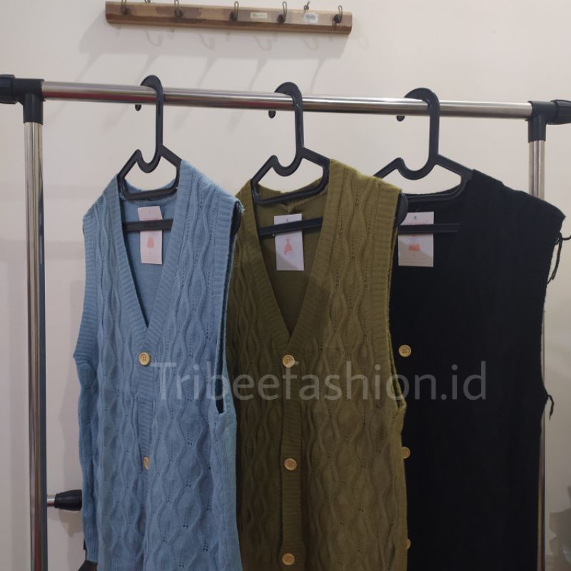 Vest Rajut Premium Korean Style by Pinkdose