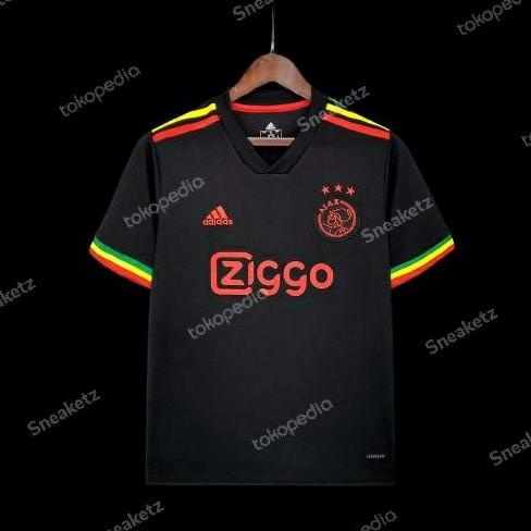 JERSEY BOLA AJAX 3RD THIRD BOB MARLEY 3 THREE LITTLE BIRDS 2021/2022