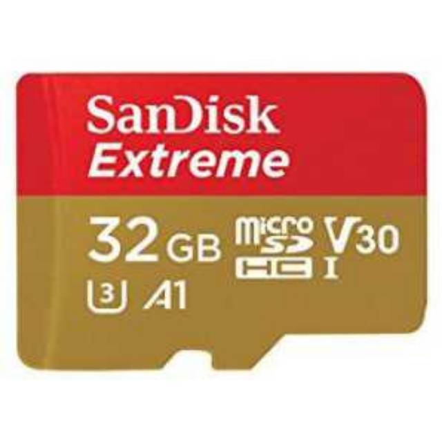 Sandisk MicroSDXC Extreme A1 V30 UHS-1 32GB(100MB/s) - SDSQXAF